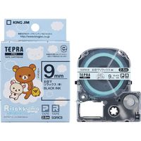 Relax in the KINGJIM tape cartridge Tepura PRO Rilakkuma 9mm SGR9CB sky