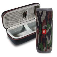 JBL FLIP 5 Portable Speaker IPX7 Waterproof On-The-Go Bundle with gSport Deluxe Hardshell Case (Green Camo)