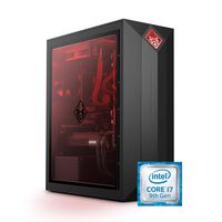 OMEN by HP Obelisk Gaming Desktop Computer, 9th Generation Intel Core i7-9700K Processor, NVIDIA GeForce RTX 2080 Super 8 GB, HyperX 16 GB RAM, 1 TB HD, 512 GB SSD, Windows 10 Home (875-1130, Black)