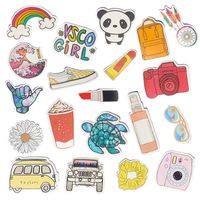Vsco Stickers Water Bottle Stickers Aesthetic Vinyl Waterproof Cute Luggage Blue Sticker Pack for Girls Teens Kids