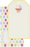 Mara-Mi Buggy Baby Tag Imprintable Invitation, 10-Count (MM0789702)