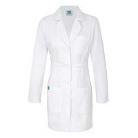 Adar Universal Lab Coats for Women - Belted 33" Lab Coat - 2817 - White - XS