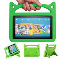 Ainior New Style Fǐrě 10 Tablet Case,Kids Shock Proof Protective Cover Case for Ämǎzǒn Fǐrě 10.1 Inch Tablet (2019/2017/2015 Release) (Green)
