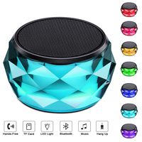 Speakers Bluetooth Wireless, LFS Wireless Speaker Bluetooth Home Night Light Speaker, Led Bluetooth Speaker Colored Chang Led Speaker, Hands-Free/SD/AUX-in/TWS Supported Speaker for iPhone Samsung