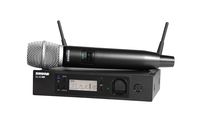 Shure GLXD24R/SM86-Z2 Rechargeable Wireless System with SM86 Vocal Microphone, Half Rack