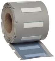 Brady PSIDP-111-125 I.D. PRO Plus LS2000 And BradyMarker XC Plus PermaSleeve 0.235" Height, 1" Width, B-342 Polyolefin White Color Wire Marker Sleeves (100 Per Roll)