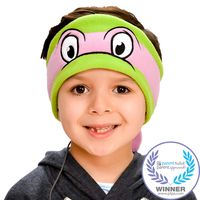 Teenage Mutant Ninja Turtles Kids Headphones by CozyPhones - Volume Limited with Ultra-Thin Speakers & Soft Headband - Perfect Children's & Toddlers Earphones for School, Home & Travel - Donatello