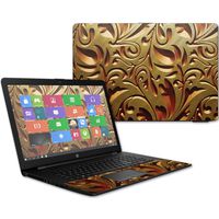 MightySkins Skin Compatible With HP 17t Laptop 17.3" (2017) - Mosaic Gold | Protective, Durable, and Unique Vinyl Decal wrap cover | Easy To Apply, Remove, and Change Styles | Made in the USA