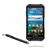 Kyocera DuraForce Pro 2 Stylus Pen, BoxWave [EverTouch Capacitive Stylus] Fiber Tip Capacitive Stylus Pen for Kyocera DuraForce Pro 2 - Jet Black