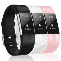 Humenn Bands Compatible with Fitbit Charge 2, 3 Pack Classic & Special Edition Replacement Bands for Fitbit Charge 2, Women Men