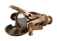 Historical Emporium Articulated Folding Brass Monocular Bronze