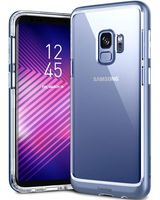 Caseology Skyfall for Galaxy S9 Case (2018) - Clear Back & Slim Fit - Blue Coral