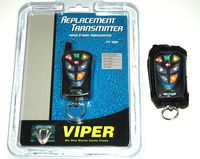 Viper 488V Remote and Black Leather Case Combo for Systems 571XV 671XV 771XV 3000