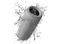 M3 Waterproof Portable Bluetooth Speaker 360 Sub-woofer iPX6 -Dust-Proof - for Indoor-Outdoor (Gray)