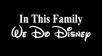 Simply Remarkable in This Car We Do Disney - Car Decal - Made in USA - Disney Family - 7.9" Wide (Family, White)