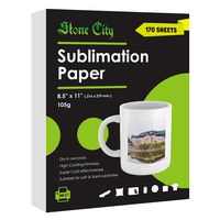 170 Sheets Sublimation Paper 8.5x11 for Heat Transfer DIY gift compatible with Epson Sawgrass Ricoh HP Canon Inkjet Printer with Sublimation Ink