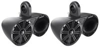 Kicker Pair Of 6.5" 400W Wakeboard Marine Component Speakers + Horn Tweeters