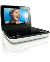 Philips PET741/37 Portable DVD Player with 7-Inch LCD, White
