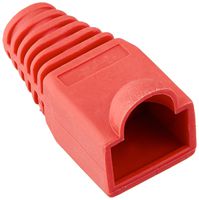 C2G/Cables to Go 4751 RJ45 Plug Cover (5.5mm, Red)