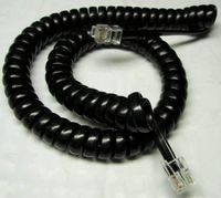 Black Short (9' Ft) Handset Cord for AT-T Phone 843 854 944 952 954 955 964 982 992 993 1040 1070 1080 ML17928 ML17929 ML17939 1 2 4 Line Trimline Princess CL2939 Model Curly Coil by DIY-BizPhones