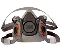 3M Half Facepiece Reusable Respirator 6200, Gases, Vapors, Dust, Paint, Cleaning, Grinding, Sawing, Sanding, Welding, Medium