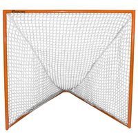 Predator Sports Deluxe High School Lacrosse Goal with 5mm Triple Stitched Net (White, 5mm)