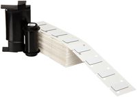 Brady PTLEP-171-593 0.49" Height, 1.06" Width, B-593 Adhesive-Taped Polyester, White Color Raised Panel Labels For TLS Printers (Pack Of 200)