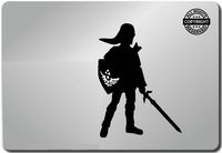 Apple Macbook Apple Ipad Vinyl Decal Legend of Zelda Link Sticker Skin Decal ...