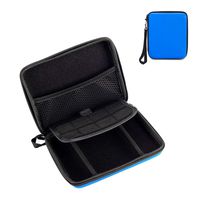 OOTSR Carrying Storage Case Compatible for Nintendo 2DS, Waterproof Travel Hard Protective Case Replacement for Nintendo 2DS, Blue