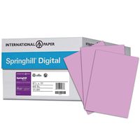 Springhill Colored Paper, Heavy Paper, Orchid Paper, 24/60lb, 89gsm, Ledger, 11 x 17, 5 Reams / 2,500 Sheets - Opaque, Thick Paper (024061C)