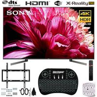 Sony XBR-65X950G 65"-Class BRAVIA 4K HDR Ultra HD Smart TV (2019 Model) + Wireless Keyboard + Wall Mount Bundle