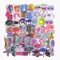 Jasion PVC Decals Waterproof Sunlight-Proof DIY Ideals for Water Bottles Cars Motorbikes Portable Luggages Phone Laptops (Bling Bling)