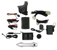 EasyGO AM-CRTR-NH700M Smart Key Remote Start and Alarm System with Alabaster Silver Metallic Driver's Door Handle for Honda Crosstour