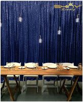 ShinyBeauty 3FTX6FT-Navy Blue-Sequin Backdrop Photo Booth Curtain Blue Sequin Fabric Wedding/Birthday Christmas Decorations (Navy Blue)