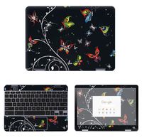 decalrus - Protective Decal Butterfly Skin Sticker for Samsung Chromebook Plus XE521 XE521QAB XE525QBB (12.2" Screen) case Cover wrap SAchrmbk12_XE521-28