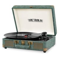 Victrola Bluetooth Suitcase Record Player with 3-Speed Turntable