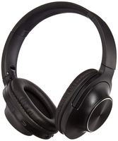 Wireless Headphones Noise Cancelling Bluetooth Earphone with Mic Deep Bass Over Ear Headset Comfortable Protein Earpads Long Playtime (Black-C)