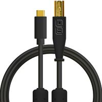 Chroma Cables: Audio Optimized USB-C to USB-B Cable with 56K Resistor (Black)