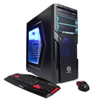 CYBERPOWERPC Gamer Xtreme GXi720 Gaming Desktop - Intel Core i5-4460 3.2 GHz CPU, 8GB DDR3 RAM, NVIDIA GTX950 2GB, 1TB HDD, 24X DVD+-RW, Win 10 Home