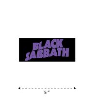 (TK-235) Black Sabbath - Waterproof Vinyl Sticker for Laptops Tablets Cars Motocycles Bicycle Skateboard Luggage Or Any Flat Surface (5")