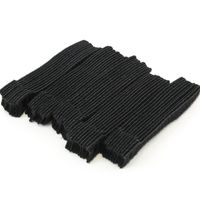 Red Hound Auto 50 pcs Reusable 5 Inches Fastening Zip Cable Ties Straps Hook and Loop Adjuststable Securing Cord Management