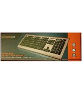 Blackweb Wireless Silent Keyboard with Low Profile Quiet-Touch Keys, Silver