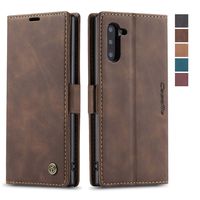 Samsung Galaxy Note 10 Case ,Galaxy Note 10 Wallet Case, Magnetic Stand Flip Protective Cover PU Leather Flip Cover with ID & Credit Card Slots Cash Pockets,Stand Holder for Samsung Note 10 (Coffee)