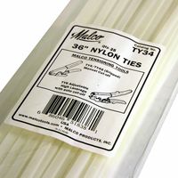 Malco TY34 25 Quantity Pack Nylon Ties 36-Inch for Flex Duct Installations