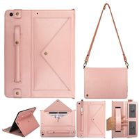 iPad Handbag Case,12.9" iPad Shoulder Case,12.9 iPad Pro Case with Pencil Holder,iPad 1st/2nd Gen Case with Shoulder Strap 6 Card Holder 2 Layer Adjustable Strap Kickstand Stand Case for Travel