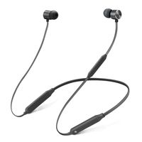 Bluetooth Headphones Sports Wireless Neckband Earbuds Sweatproof Headset Magnetic attraction Stereo Earphones for Running Workout Gym Noise Cancelling (Black)