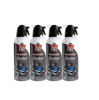 Dust-Off Disposable Compressed Gas Duster, 10 oz Cans, 4 Pack (.2 Pack(40 Oz.))
