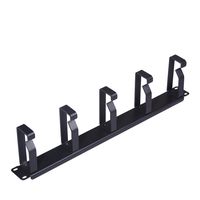 Rosewill 1U 19 Inch Rack Mount Horizontal Cable Management with 5 Metal Rings and Mounting M6 Screws,  Metal Rings Cable Manager (RSA-1UCA002)