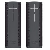 2 Pack Ultimate Ears Blast Portable Waterproof WiFi/Bluetooth Wireless Speaker w/Amazon Alexa - Graphite - (Renewed)