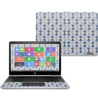Mightyskins Skin Compatible with Hp Pavilion X360 14" (2017) - Galaxy Bots | Protective, Durable, and Unique Vinyl Decal Wrap Cover | Easy to Apply, Remove, and Change Styles | Made in The USA